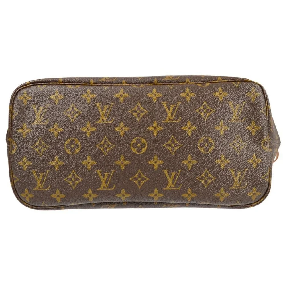 Louis Vuitton Neverfull MM Shoulder Tote Bag Monogram